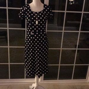 Mikarose polka pencil dress